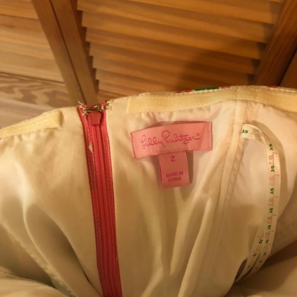 Lilly Pulitzer Amberly Twinkle Print Dress 2 - Picture 3 of 5